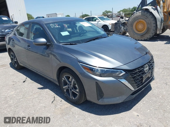 2025 Nissan Sentra SV с VIN 3N1AB8CV1SY303353, выставлен на аукционе IAAI как лот 42503250 с пробегом 7 176 миль миль и . История ставок и продаж доступна на DreamBid. Изображение 1.