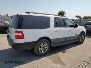 2007 Ford Expedition Max XLT with VIN 1FMFK15577LA14643, listed as a Copart auction lot 64087855 with 158,861 mi miles and Clean title. Bid and sale history available at DreamBid. Image 3.