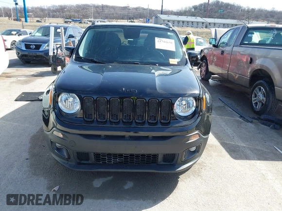 2017 Jeep Renegade Latitude with VIN ZACCJABB8HPF19043, listed as a IAAI auction lot 41741650 with 155,260 mi miles and . Bid and sale history available at DreamBid. Image 12.
