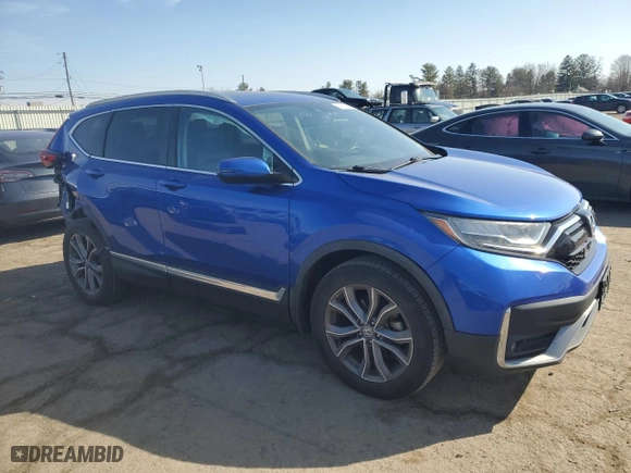 2020 Honda CR-V Touring with VIN 7FARW2H93LE014652, listed as a Copart auction lot 46703465 with 63,553 mi miles and Salvage Title. Bid and sale history available at carsss.com. Image 4.