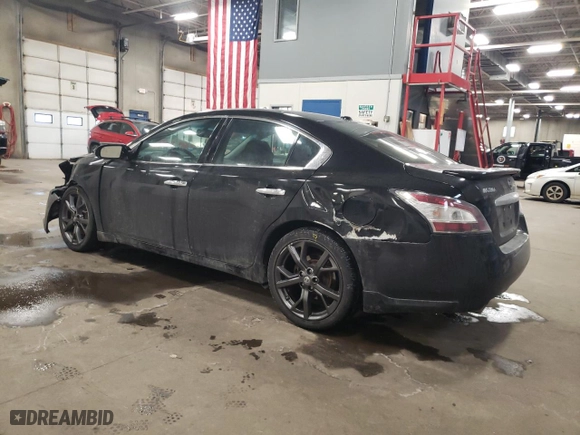 2014 Nissan Maxima 3.5 SV w/Sport Pkg with VIN 1N4AA5APXEC479713, listed as a Copart auction lot 86170314 with 127,179 mi miles and Salvage Title. Bid and sale history available at carsss.com. Image 2.