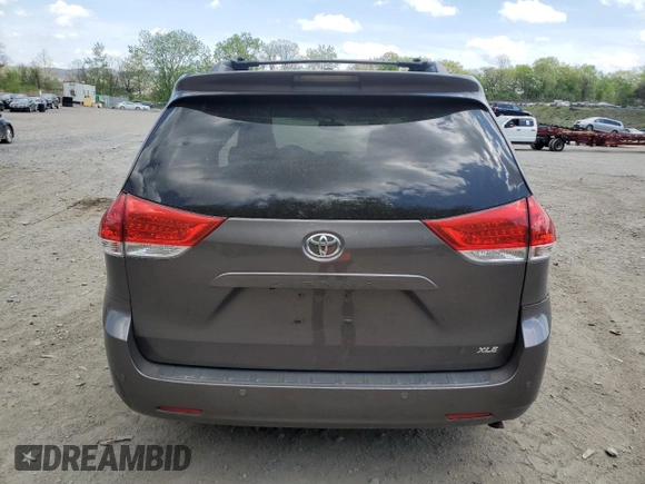 2012 Toyota Sienna XLE AAS with VIN 5TDYK3DC6CS248919, listed as a Copart auction lot 55470505 with 79,761 mi miles and Salvage title. Bid and sale history available at DreamBid. Image 6.