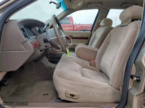 2002 Mercury Grand Marquis GS with VIN 2MEFM74W72X654079, listed as a Copart auction lot 51308565 with 149,236 mi miles and Salvage Title. Bid and sale history available at carsss.com. Image 7.