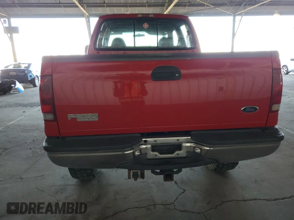 2000 Ford F-250 with VIN 3FTNW21S0YMA58344, listed as a Copart auction lot 69419204 with 108,262 mi miles and Salvage title. Bid and sale history available at DreamBid. Image 6.