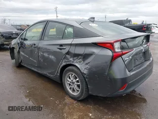 2021 Toyota Prius L Eco with VIN JTDKAMFUXM3143646, listed as a IAAI auction lot 41507110 with 207,238 mi miles. Bid and sale history available at carsss.com. Image 3.
