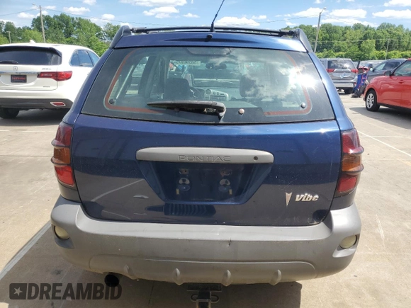 2004 Pontiac Vibe with VIN 5Y2SL62844Z422294, listed as a Copart auction lot 58396975 with 211,842 mi miles and Clean title. Bid and sale history available at DreamBid. Image 6.