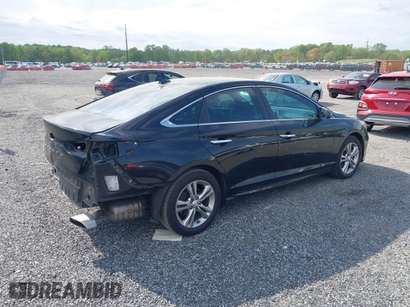 2019 Hyundai Sonata SEL with VIN 5NPE34AF8KH739419, listed as a IAAI auction lot 42125603 with 123,540 mi miles and . Bid and sale history available at DreamBid. Image 4.