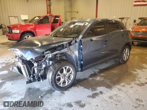 2019 Mazda CX-3 Sport with VIN JM1DKFB71K0449117, listed as a Copart auction lot 43395525 with 42,518 mi miles and Salvage Title. Bid and sale history available at carsss.com. Image 1.
