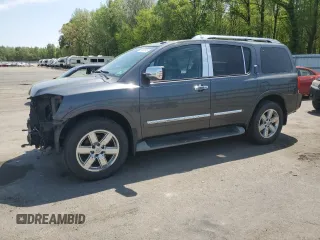 2012 Nissan Armada Platinum z VIN 5N1AA0NE9CN612299, wystawiony jako Copart lot #53938745 z przebiegiem 167 093 mil mil oraz Szkody całkowita. Historia ofert i sprzedaży dostępna na DreamBid. Obrazek 1.