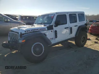 2022 Jeep Wrangler Unlimited Rubicon z VIN 1C4HJXFN2NW211037, wystawiony jako Copart lot #85078474 z przebiegiem 21 878 mil mil oraz Szkoda całkowita • Salvage title. Historia ofert i sprzedaży dostępna na DreamBid. Obrazek 1.