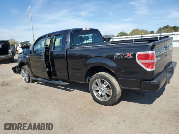 2014 Ford F-150 XL with VIN 1FTEX1EM2EKF44448, listed as a Copart auction lot 50102295 with 140,239 mi miles and Salvage title. Bid and sale history available at DreamBid. Image 2.