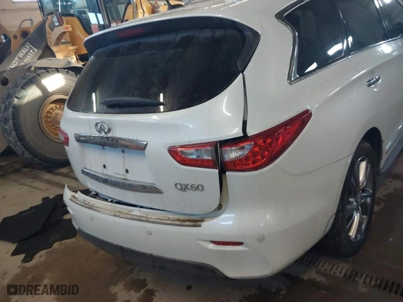 2015 Infiniti QX60 with VIN 5N1AL0MM2FC539098, listed as a IAAI auction lot 41409389 with NaN miles. Bid and sale history available at carsss.com. Image 6.