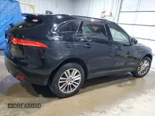 2019 Jaguar F-Pace 25t Prestige with VIN SADCK2FX7KA366367, listed as a Copart auction lot 47633855 with 34,847 mi miles and Salvage title. Bid and sale history available at DreamBid. Image 3.
