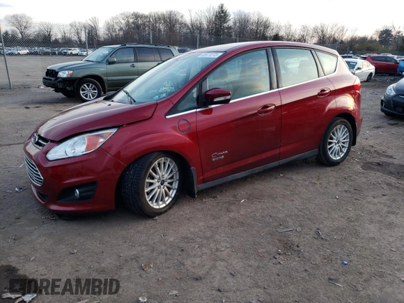 2016 Ford C-Max Energi SEL with VIN 1FADP5CU8GL119986, listed as a Copart auction lot 82677273 with 64,021 mi miles. Bid and sale history available at carsss.com. Image 1.