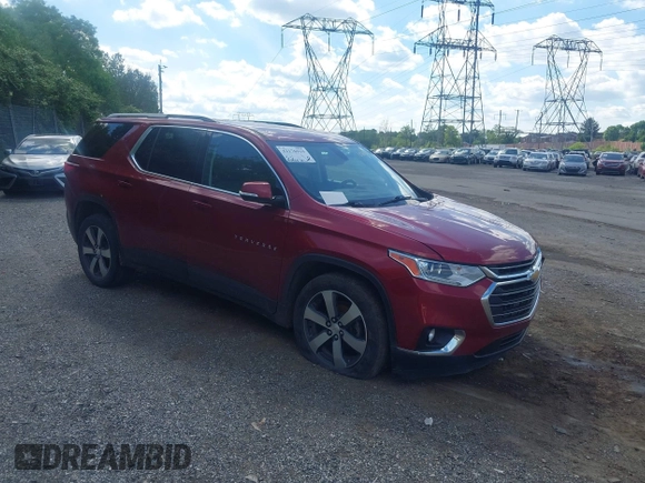 2018 Chevrolet Traverse LT z VIN 1GNEVHKW6JJ184290, wystawiony jako IAAI lot #42176919 z przebiegiem 103 835 mil mil oraz . Historia ofert i sprzedaży dostępna na DreamBid. Obrazek 1.
