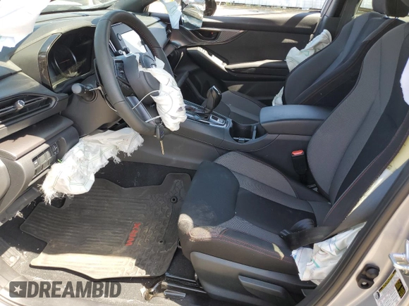 2023 Subaru WRX with VIN JF1VBAB64P8823698, listed as a Copart auction lot 63894334 with Not provided miles and Salvage title. Bid and sale history available at DreamBid. Image 7.