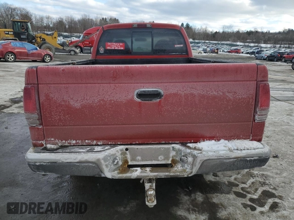 1999 Dodge Dakota SLT with VIN 1B7GG22X1XS163478, listed as a Copart auction lot 88742795 with 205,334 mi miles and Salvage Title. Bid and sale history available at carsss.com. Image 6.