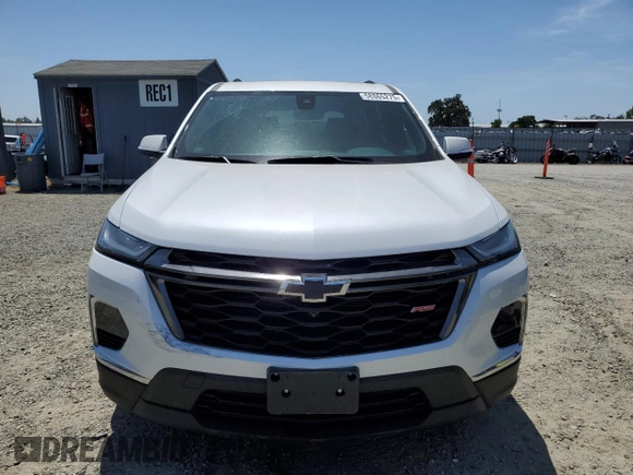 2023 Chevrolet Traverse RS z VIN 1GNEVJKWXPJ182011, wystawiony jako Copart lot #58865275 z przebiegiem 27 110 mil mil oraz Szkoda całkowita • Salvage title. Historia ofert i sprzedaży dostępna na DreamBid. Obrazek 5.
