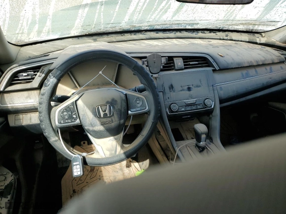 2018 Honda Civic Sedan EX with VIN 2HGFC2F73JH547117, listed as a Copart auction lot 46704325 with 0 mi miles and Salvage Title. Bid and sale history available at carsss.com. Image 8.