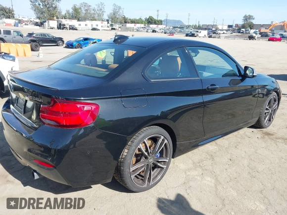 2018 BMW 2 Series M240i with VIN WBA2J5C58JVC07282, listed as a IAAI auction lot 42148314 with 34,456 mi miles and . Bid and sale history available at DreamBid. Image 4.