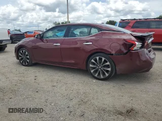 2016 Nissan Maxima SR with VIN 1N4AA6AP5GC404071, listed as a Copart auction lot 60612015 with 34,917 mi miles and Salvage title. Bid and sale history available at DreamBid. Image 2.