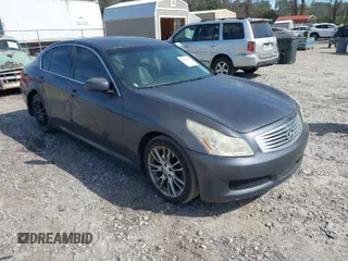 2008 Infiniti G35 Sedan Journey with VIN JNKBV61E68M201508, listed as a IAAI auction lot 41814445 with 198,810 mi miles. Bid and sale history available at carsss.com. Image 1.