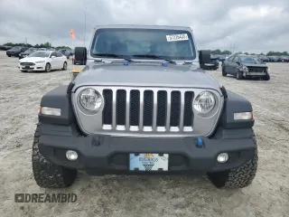 2021 Jeep Wrangler Unlimited Sport S with VIN 1C4HJXDGXMW515137, listed as a Copart auction lot 57226435 with 68,506 mi miles and Salvage title. Bid and sale history available at DreamBid. Image 5.