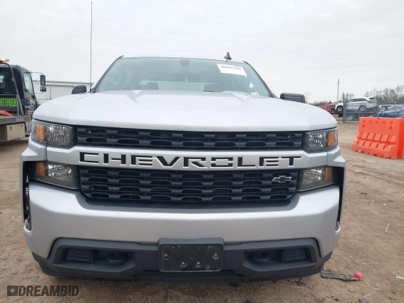 2021 Chevrolet Silverado 1500 Custom with VIN 3GCPYBEK2MG211442, listed as a IAAI auction lot 40985594 with 78,523 mi miles. Bid and sale history available at carsss.com. Image 12.