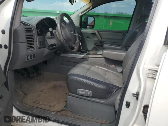 2005 Nissan Titan SE with VIN 1N6BA07B25N535867, listed as a Copart auction lot 45205415 with 207,858 mi miles and Salvage Title. Bid and sale history available at DreamBid. Image 7.