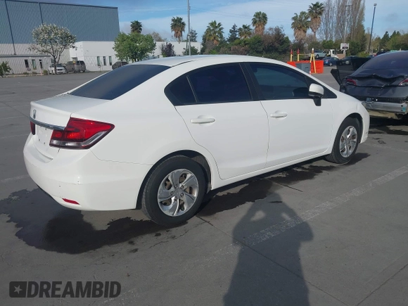 2014 Honda Civic LX with VIN 19XFB2F52EE200749, listed as a IAAI auction lot 42004489 with 213,818 mi miles and . Bid and sale history available at DreamBid. Image 4.