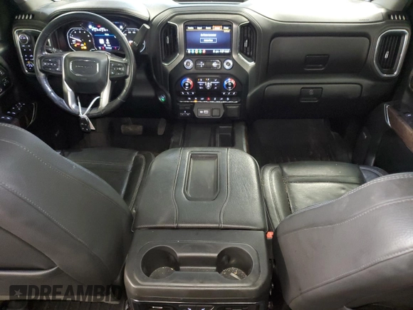 2020 GMC Sierra 1500 Denali with VIN 1GTU9FED3LZ324811, listed as a Copart auction lot 57488515 with 79,018 mi miles and Salvage title. Bid and sale history available at DreamBid. Image 8.