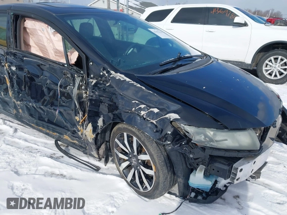 2015 Honda Civic EX-L with VIN 19XFB2F9XFE077383, listed as a IAAI auction lot 41353115 with Not Provided miles and . Bid and sale history available at DreamBid. Image 6.