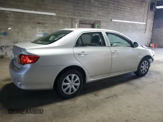 2009 Toyota Corolla with VIN JTDBL40E39J010838, listed as a Copart auction lot 54201045 with 75,290 mi miles and Salvage Title. Bid and sale history available at carsss.com. Image 3.