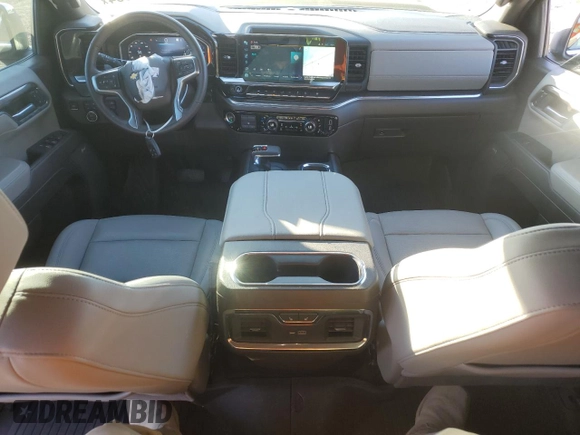 2023 Chevrolet Silverado 1500 LTZ with VIN 1GCUDGE80PZ134347, listed as a Copart auction lot 76155904 with 57,545 mi miles and Salvage Title. Bid and sale history available at carsss.com. Image 8.
