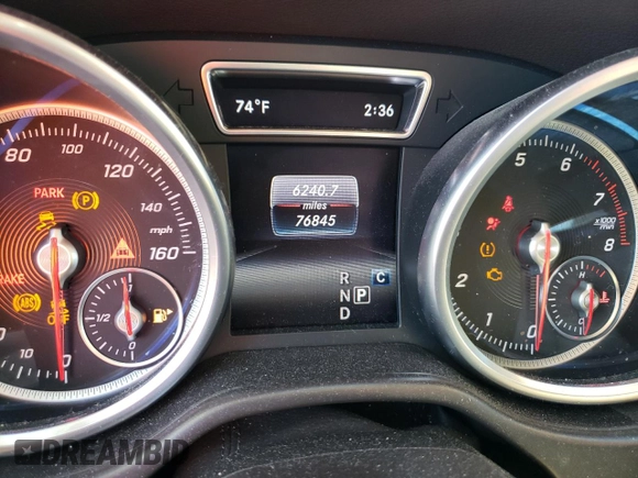 2017 Mercedes-Benz GLS with VIN 4JGDF6EE3HA876067, listed as a Copart auction lot 66457162 with 76,845 mi miles. Bid and sale history available at carsss.com. Image 8.