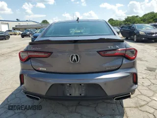2021 Acura TLX w/A-Spec Package with VIN 19UUB6F51MA001449, listed as a Copart auction lot 61774275 with 83,036 mi miles and Salvage title. Bid and sale history available at DreamBid. Image 6.