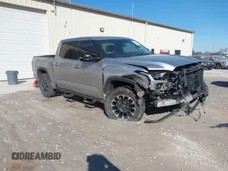2023 Toyota Tundra Limited with VIN 5TFJA5DB7PX099444, listed as a IAAI auction lot 41654578 with 43,842 mi miles and . Bid and sale history available at DreamBid. Image 1.