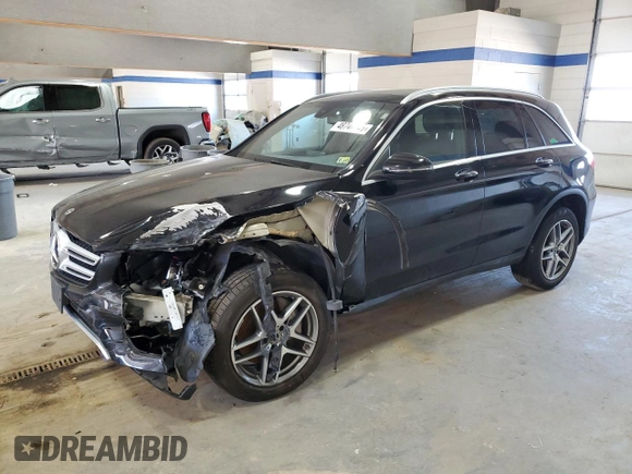 2019 Mercedes-Benz GLC with VIN WDC0G4KB2KV147910, listed as a Copart auction lot 48746145 with 67,955 mi miles and Salvage Title. Bid and sale history available at carsss.com. Image 1.