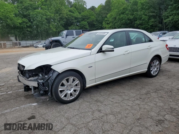 2012 Mercedes-Benz E 350 Luxury with VIN WDDHF5KB8CA584407, listed as a Copart auction lot 54925505 with 81,030 mi miles and Salvage Title. Bid and sale history available at DreamBid. Image 1.