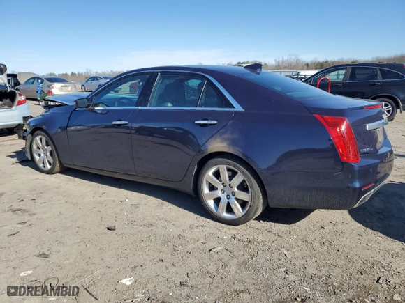 2015 Cadillac CTS Sedan Premium AWD with VIN 1G6AZ5S34F0136707, listed as a Copart auction lot 44146635 with 30,345 mi miles and Salvage Title. Bid and sale history available at carsss.com. Image 2.