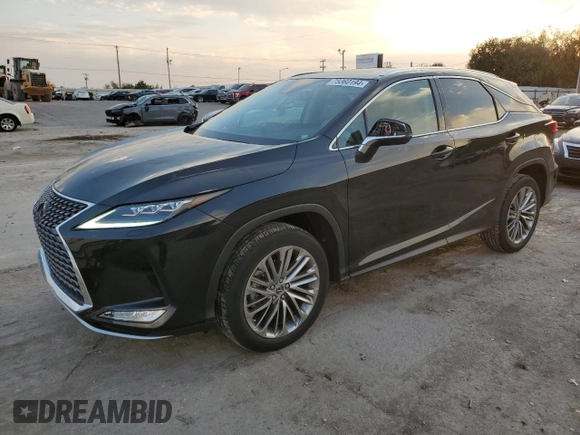 2022 Lexus RX with VIN 2T2JZMAA1NC229613, listed as a Copart auction lot 75360194 with 11,758 mi miles and Salvage Title. Bid and sale history available at carsss.com. Image 1.