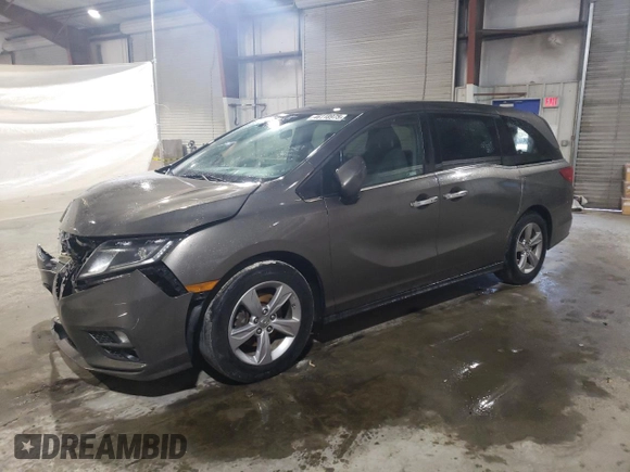 2020 Honda Odyssey EX with VIN 5FNRL6H51LB004114, listed as a Copart auction lot 46118975 with 87,542 mi miles and Non repairable. Bid and sale history available at DreamBid. Image 1.