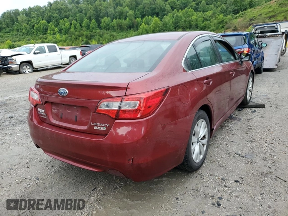 2017 Subaru Legacy with VIN 4S3BNAB65H3051070, listed as a Copart auction lot 50872952 with 114,176 mi miles. Bid and sale history available at carsss.com. Image 4.