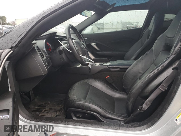 2015 Chevrolet Corvette 1LT with VIN 1G1YB2D73F5121447, listed as a Copart auction lot 43639735 with 40,398 mi miles and Salvage Title. Bid and sale history available at carsss.com. Image 7.