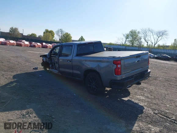 2025 Chevrolet Silverado 1500 LT Trail Boss with VIN 3GCUKFED7SG169683, listed as a IAAI auction lot 42070492 with 3,800 mi miles and . Bid and sale history available at DreamBid. Image 3.