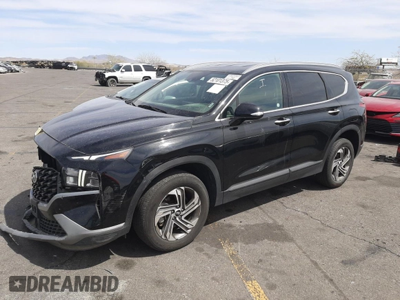 2023 Hyundai Santa Fe SEL z VIN 5NMS2DAJ4PH547879, wystawiony jako Copart lot #52101375 z przebiegiem 53 644 mil mil oraz Szkoda całkowita • Salvage title. Historia ofert i sprzedaży dostępna na DreamBid. Obrazek 1.
