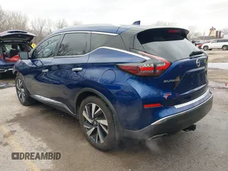 2022 Nissan Murano SL with VIN 5N1AZ2CJ5NC106889, listed as a IAAI auction lot 41207467 with 74,980 mi miles and . Bid and sale history available at carsss.com. Image 3.