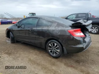 2013 Honda Civic Cpe EX with VIN 2HGFG3B8XDH511096, listed as a Copart auction lot 52083355 with 123,782 mi miles and Salvage Title. Bid and sale history available at carsss.com. Image 2.