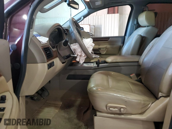 2014 Nissan Armada Platinum z VIN 5N1BA0NFXEN610416, wystawiony jako Copart lot #74033474 z przebiegiem 151 302 mil mil oraz Szkoda całkowita • Salvage title. Historia ofert i sprzedaży dostępna na DreamBid. Obrazek 7.
