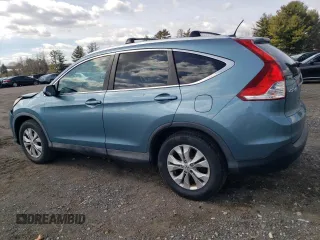 2013 Honda CR-V EX-L with VIN 2HKRM3H70DH523834, listed as a Copart auction lot 47344645 with 163,845 mi miles and Salvage Title. Bid and sale history available at DreamBid. Image 2.